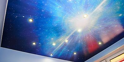 Потолок звездное небо в комнату 15 кв.м