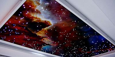 Потолок звездное небо в комнату 13 кв.м