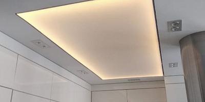 Светопроводящий потолок в кухню 8 кв.м